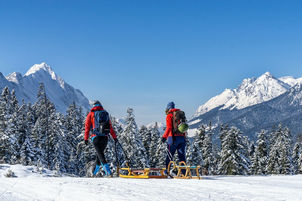 Rodeln in der Region Seefeld - Haus Schönblick Seefeld